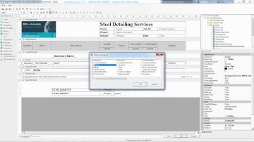 Advance Steel - Customizing a BOM template