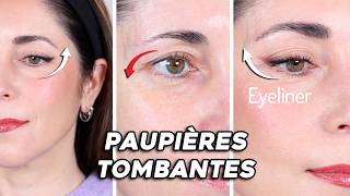 EYELINER FUMÉ pour PAUPIÈRES TOMBANTES et PETITES PAUPIÈRES MOBILES - Astuces Faciles