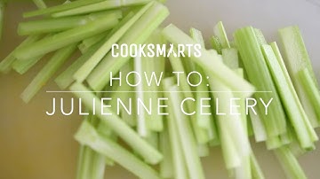 How to Julienne Celery | by @cooksmarts
