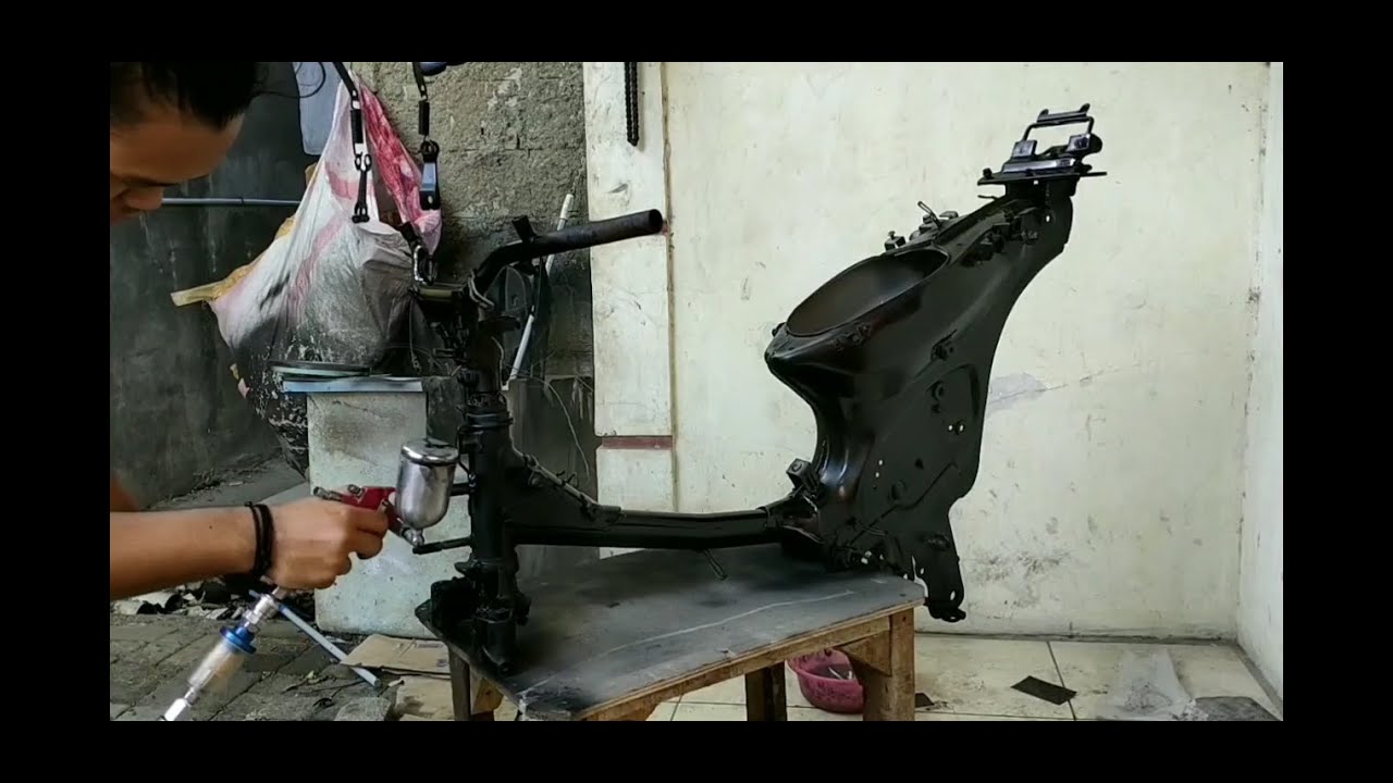  Cat  Rangka  Batangan Motor  Legenda Astrea Grand YouTube