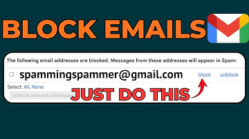 How To Block An Email Address In Gmail
