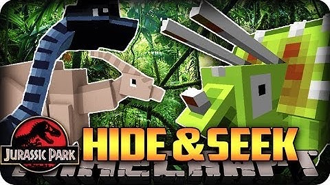 Minecraft Mods - MORPH MOD HIDE AND SEEK - JURASSIC PARK #6