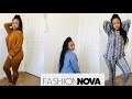 Fashion Nova Matching Comfy Sets Try on Haul!