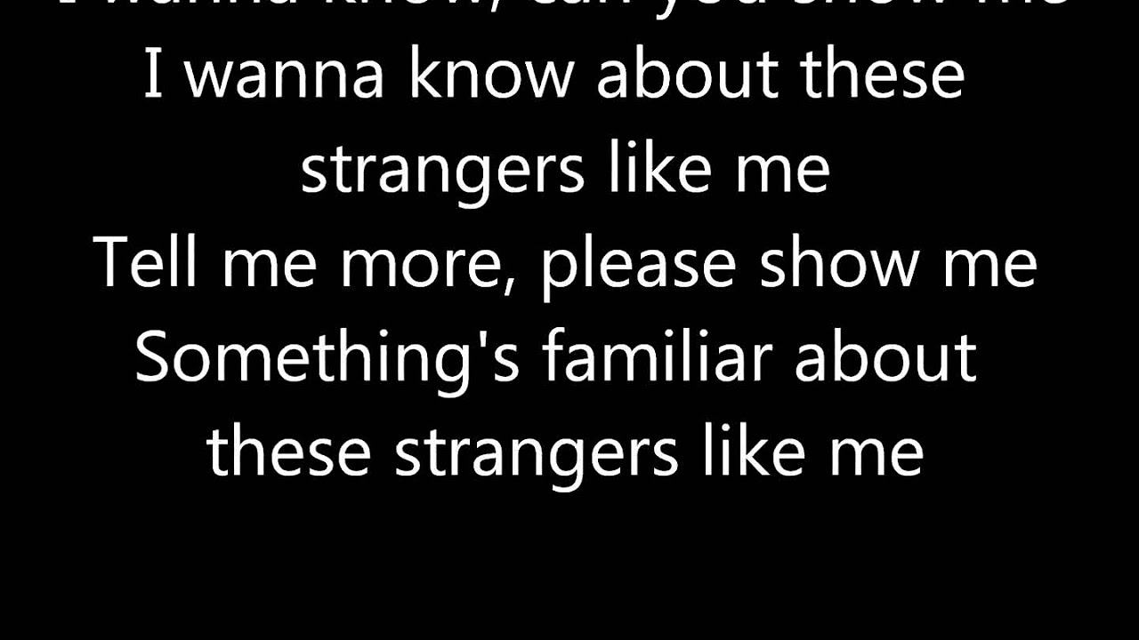 Tarzan  Strangers like me Lyrics