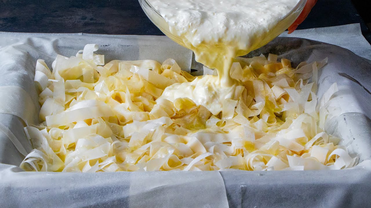 десерт из теста фило