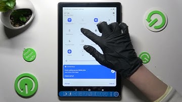 ALCATEL 3T 10 4G - Turn ON / Off Auto-rotate Screen / How To Flip Device Screen