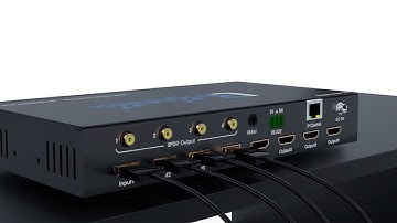 Brightlink New 4x4 HDMI 2.0 Matrix – HDR10 - 4K@60Hz YUV4:4:4 – SPDIF Audio out