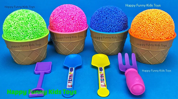 Play Foam Ice Cream Cups Surprise Toys Marvel Avengers Disney Princess Pony Movie Chupa Chups
