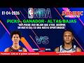 MIS 4 MEJORES PICKS GRATIS 🏀 PRONOSTICOS NBA HOY 🏀 01-04-2026 #NBA #PICKS #PARLEY #PROPS 🔥🏀🔥
