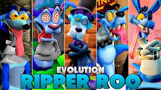 Evolution of Ripper Roo in Crash Bandicoot Games (1996 - 2023)