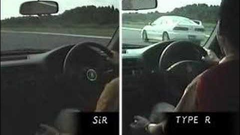 Integra Type R VS Civic Type R