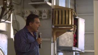 Shuttle Astronaut Jose Hernandez Speaks at USS Hornet pt1