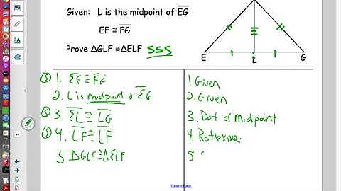 Chapter 5  Lessons 3, 5, 6b Proofs 1