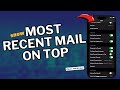 How to Show Most Recent Message On Top in the iPhone Mail | iOS 18 - UPDATED