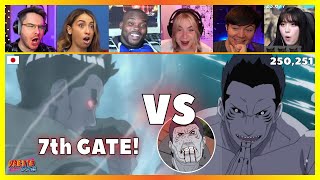 Guy vs Kisame | Reaction Mashup [Naruto Shippuden 250,251] ナルト 疾風伝