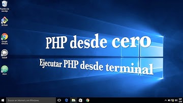 PHP desde cero: Ejecutar PHP desde la terminal