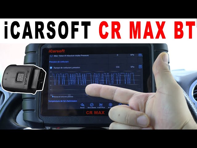 iCarsoft CR MAX BT (Bluetooth) Valise diagnostic multi marques - On peut  enfin tout faire maintenant 