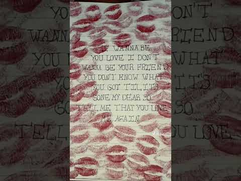 I Wanna Be Your Lover I Don T Wanna Be Your Friend Lyrics Music Song Speedsong Viralsongs