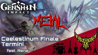 Video thumbnail of "Genshin Impact - Caelestinum Finale Termini (feat. Rena) 【Intense Symphonic Metal Cover】"