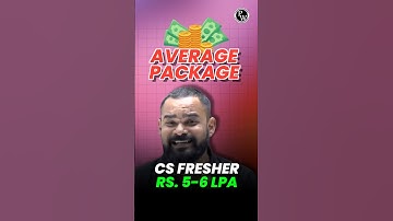 Salary of Company Secretary in India 🤑 #PW #Shorts #CompanySecretary