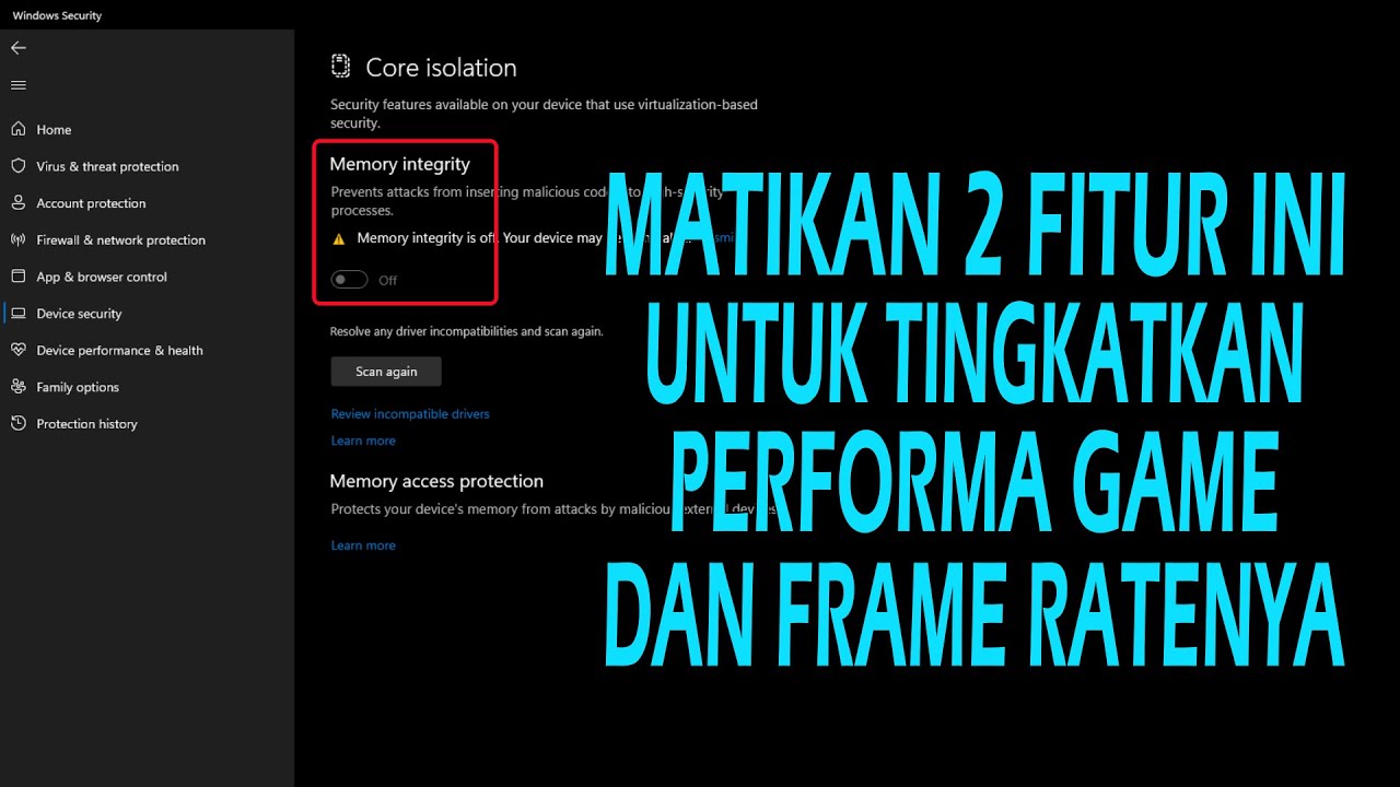 Matikan 2 Fitur Ini Untuk Tingkatkan Performa Game dan Frame Ratenya