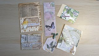 Sayonara Scraps Week 3: Making Junk Journal Ephemera From Scraps ~ Scrapbusting