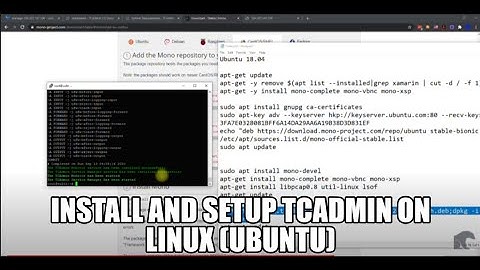 How to install and setup TCAdmin Game Control Panel on Linux Ubuntu