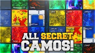 HOW TO GET ALL SECRET EXTRA CAMOS IN BLACK OPS 3.. (Black Ops 3 ALL RARE EXTRA CAMOS Unlocked)