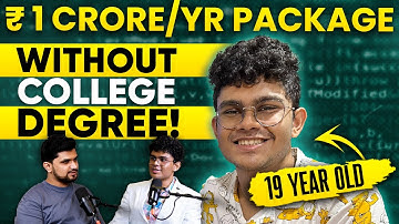 1 Crore/year at just 19 age with work from home job ? how | DBC Podcast ft. pratham prasoon