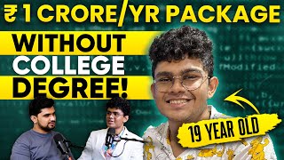 1 Crore/year at just 19 age with work from home job ? how | DBC Podcast ft. pratham prasoon screenshot 1