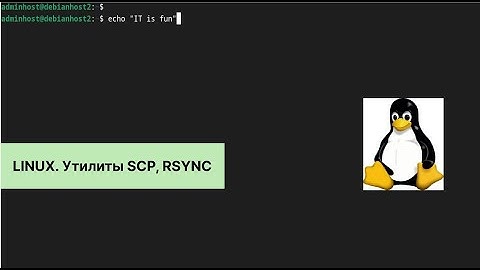 ОБЗОР. Linux и утилиты SCP, RSYNC.