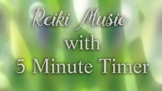 Reiki Timer with Music, Windchimes , Nature Sounds and Wooden Flute - 12 x 5 minute bells