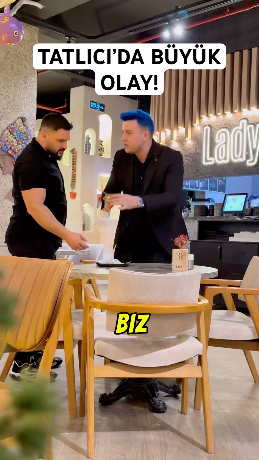 Semih Varol | TATLICIDA OLAY ÇIKTI!OHA ?Ankara Lady Drink Dessert | #semihvarol #işbirliği #shorts