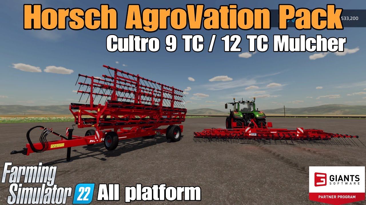 HORSCH CULTRO 9 TC / CULTRO 12 TC / Horsch AgroVation Pack DLC