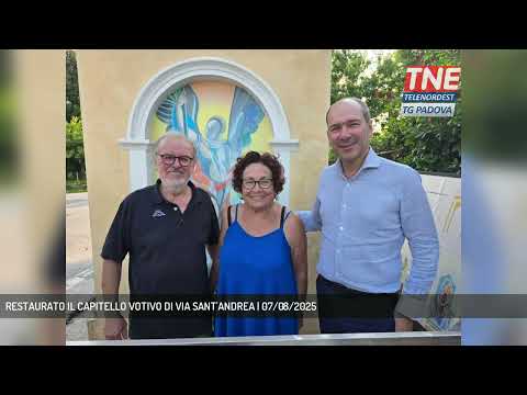 RESTAURATO IL CAPITELLO VOTIVO DI VIA SANT'ANDREA | 07/08/2025