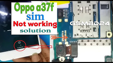 Oppo a37f sim not working #Oppo a37f insert sim problem 100% solution