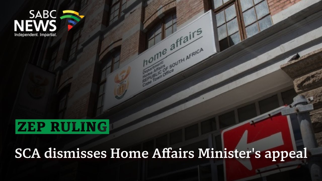 ZEP ruling | SCA dismisses Home Affairs Minister's appeal