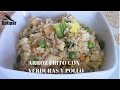 ARROZ FRITO CON VERDURAS Y POLLO