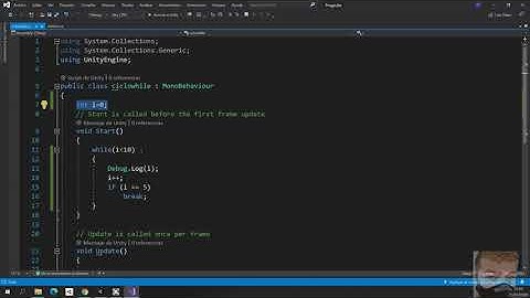 Ciclo While C# y Unity3D (Estructuras Repetitivas)