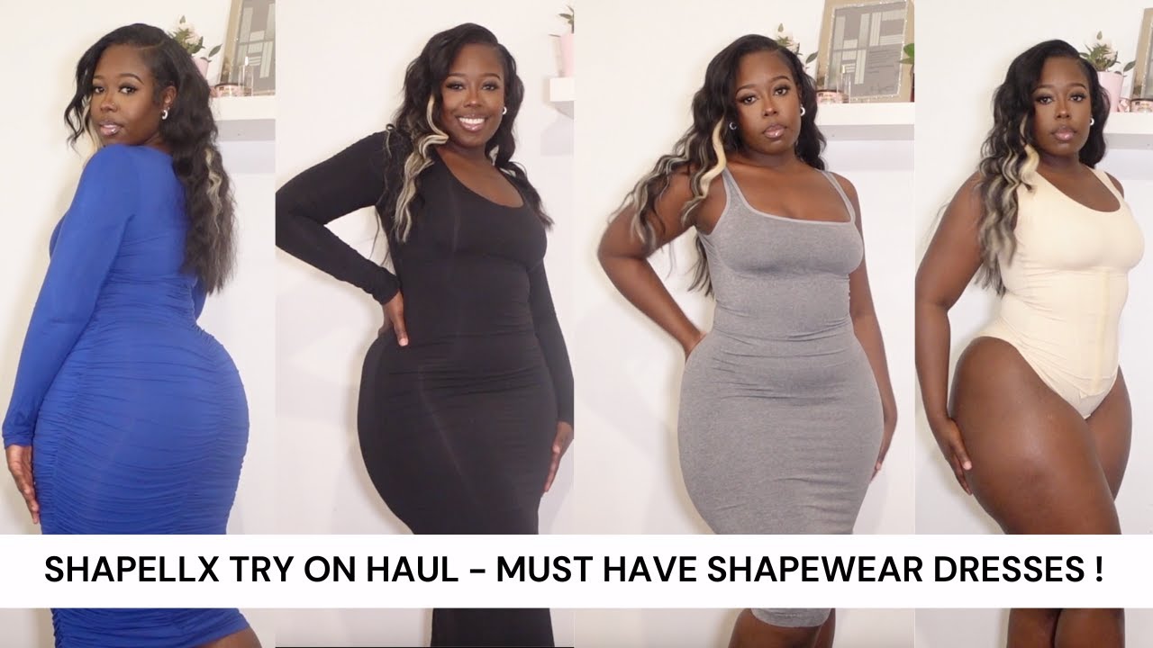 MUST HAVE SHAPEWEAR DRESSES ! - SHAPELLX TRY ON HAUL 
