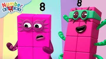 Octoblock Saves Numberland! 🦸 | Cool Counting for Kids | 12345 | @Numberblocks