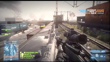 BF3 - M40a5 Hipfire only -for the most part- ( Battlefield 3 Gameplay)