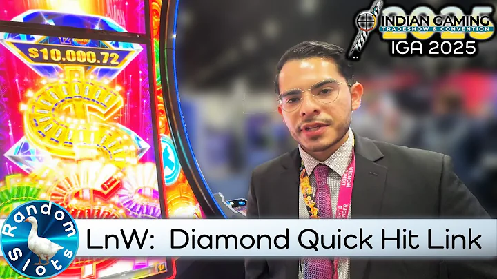 LnW, Diamond Quick Hit Link Slot Machine Preview, #IGA2025