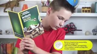 NATIONAL GEOGRAPHIC   Da Vinci's DIY Science and Engineering Construction Kit – Build Three Funct