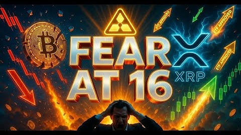 ☄️CRYPTO Fear at 16, XRP ETF Momentum Builds, BTC Drops☄️ #xrparmy #lockin #xrpetf #reversecarry