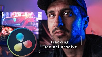 TRACKING Objects in DaVinci Resolve 17 to ATTACH Images Videos. Fusion Tutorial in 1 minute #shorts