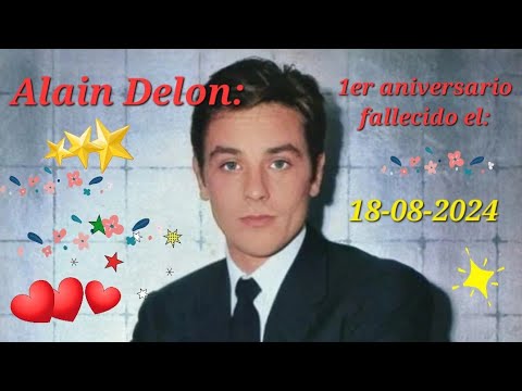 ♥️ALAIN DELON: NUESTRO HOMENAJE EN EL PRIMER ANIVERSARIO DE FALLECIMIENTO DE ALAIN DELON🎬