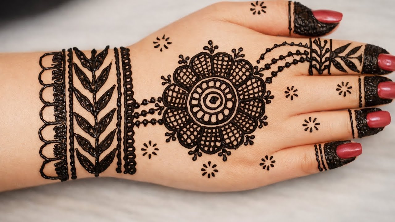 Simple & Elegant Mehndi Design | Latest Arabic Mehndi 2026 | Easy Front HandMehndi