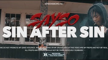 Sayso - Sin After Sin (Official Music Video)