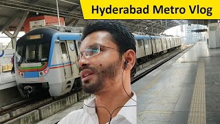 Hyderabad Metro Vlog | Metro me safar kaise kare? | how to travel in metro? | Saleem Azad screenshot 5